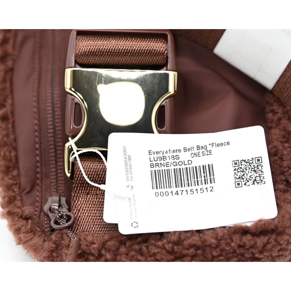 LULULEMON Everywhere Belt Bag 1L Brown Fleece Earth Gold LU9B18S NWT - Picture 9 of 14